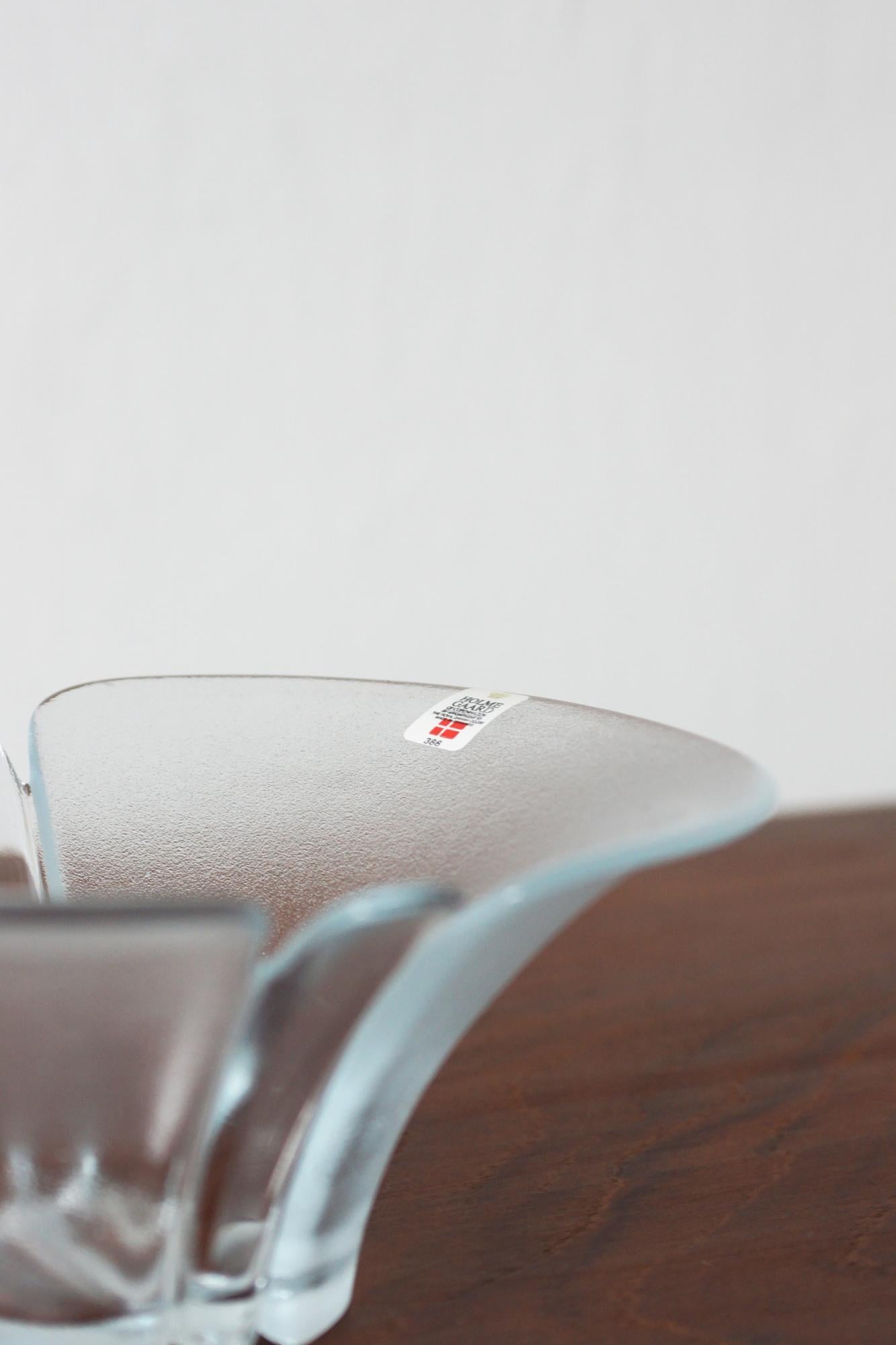 Art Glass Lilje Bowl by Torben Jorgensen for Holmegaard For Sale