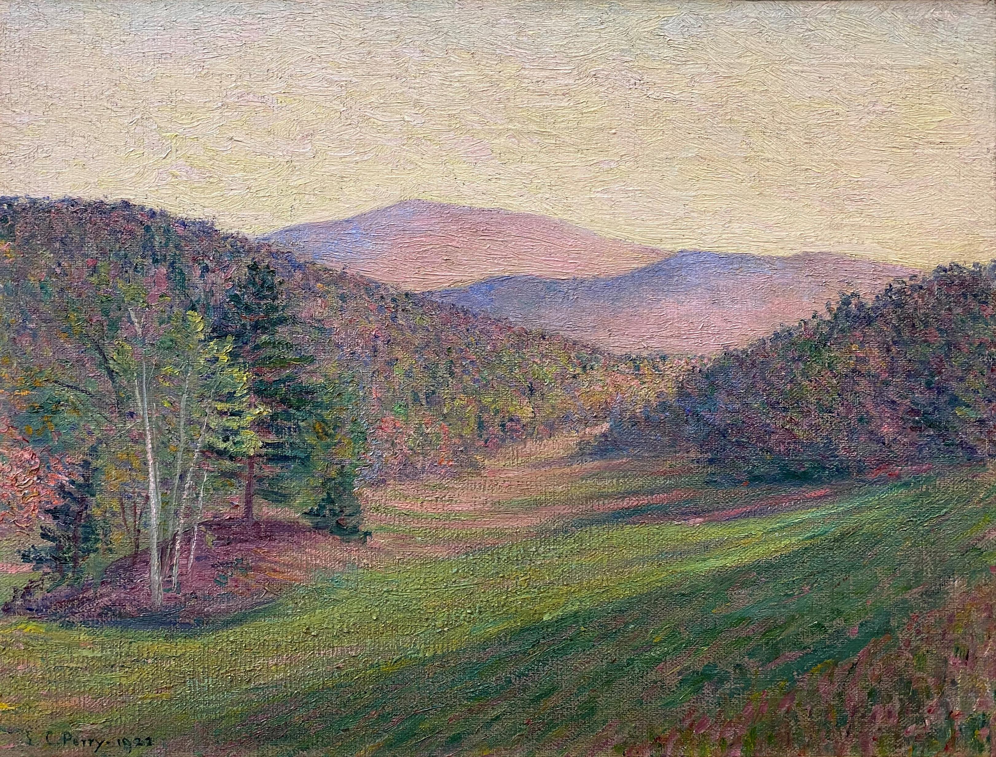 Monadnock da Hancock NH, tardo pomeriggio - Art Impressionismo americano di Lilla Cabot Perry