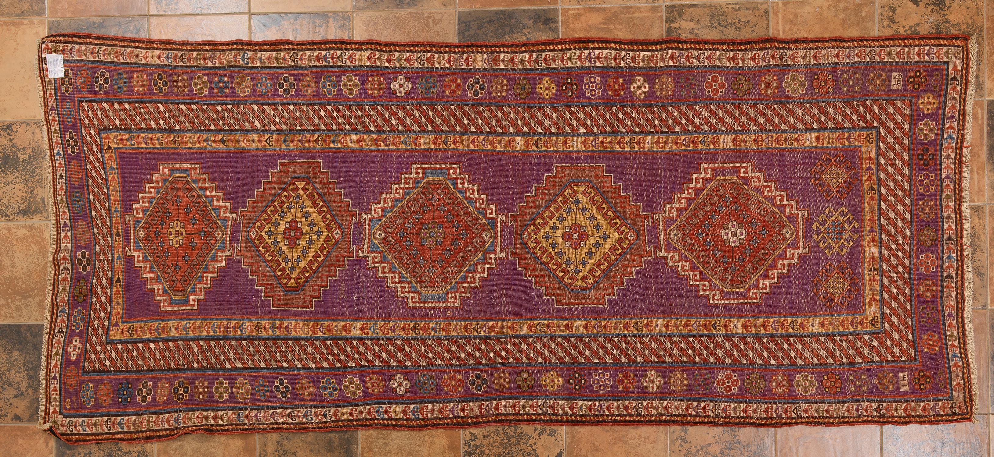 Other Dated KAZAK Antique Caucasian Carpet For Sale