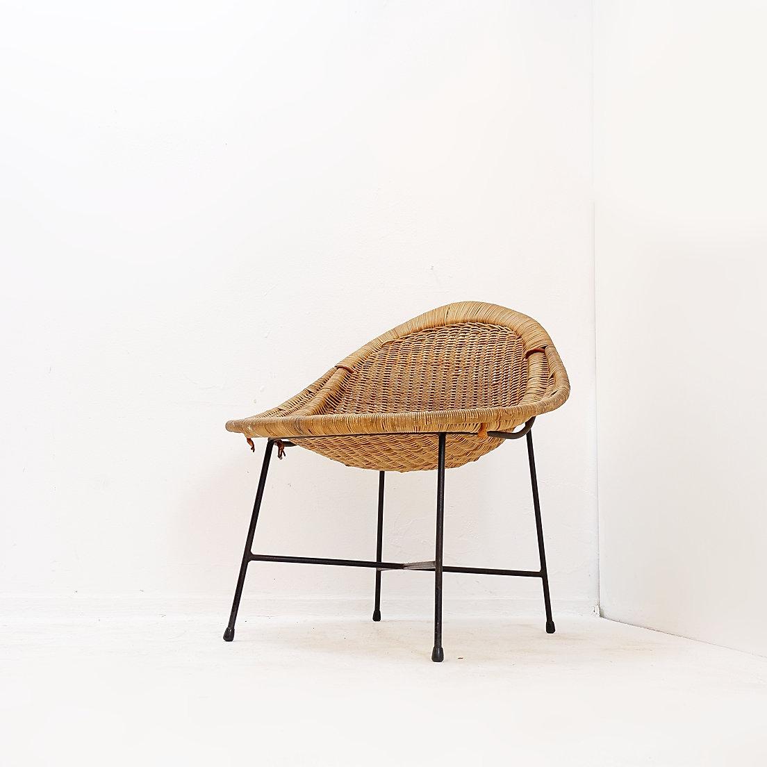 Lilla Kraal Lounge Chair von Kerstin Horlin Holmquist / Nordiska Kompaniet 1950er Jahre (Moderne der Mitte des Jahrhunderts) im Angebot