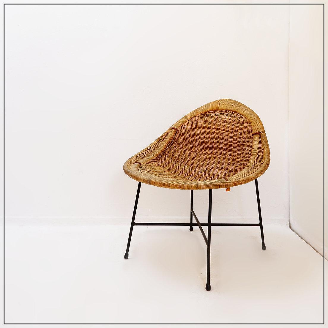 Lilla Kraal Lounge Chair von Kerstin Horlin Holmquist / Nordiska Kompaniet 1950er Jahre (Schwedisch) im Angebot