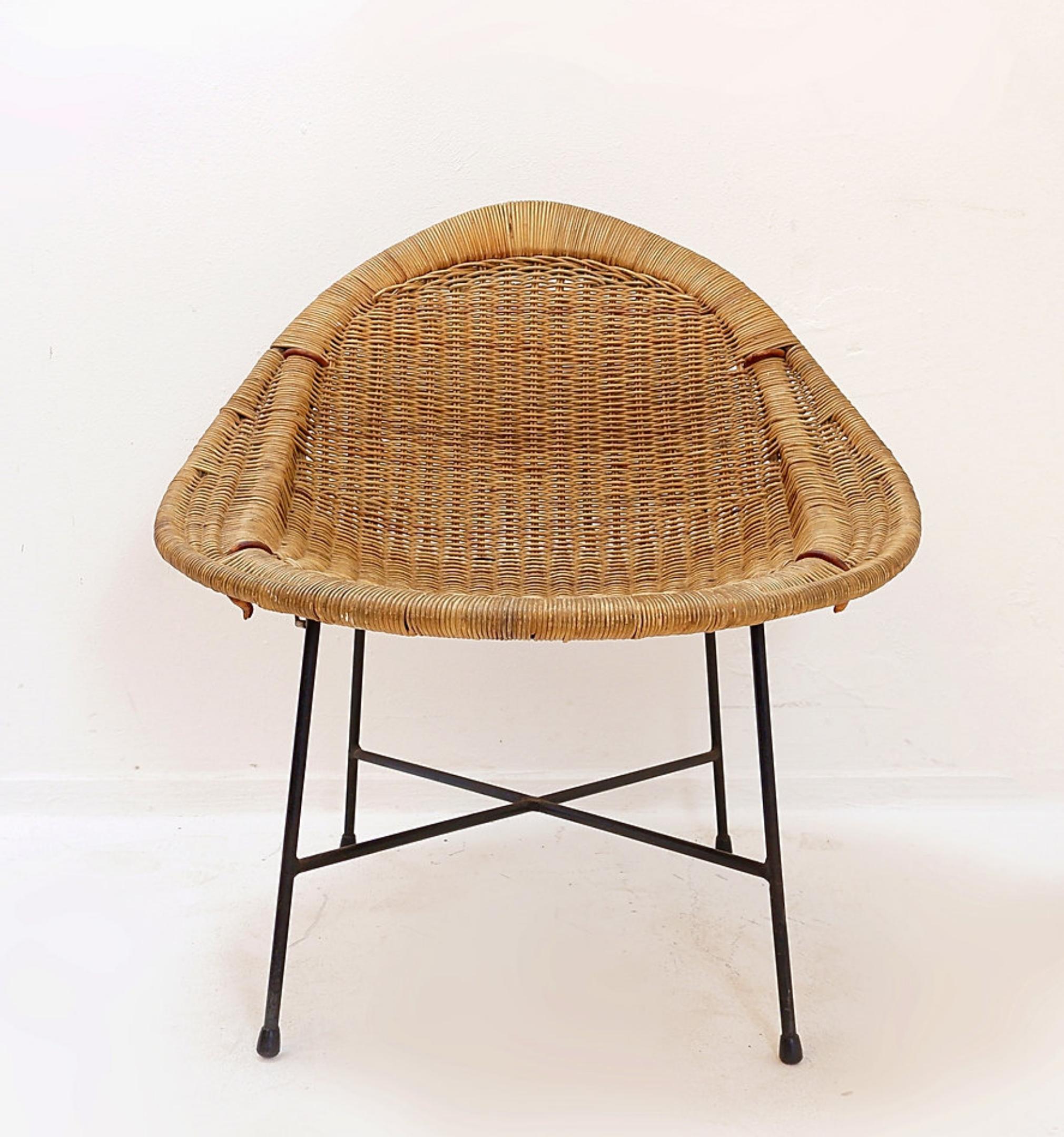 Lilla Kraal Lounge Chair von Kerstin Horlin Holmquist / Nordiska Kompaniet 1950er Jahre (20. Jahrhundert) im Angebot