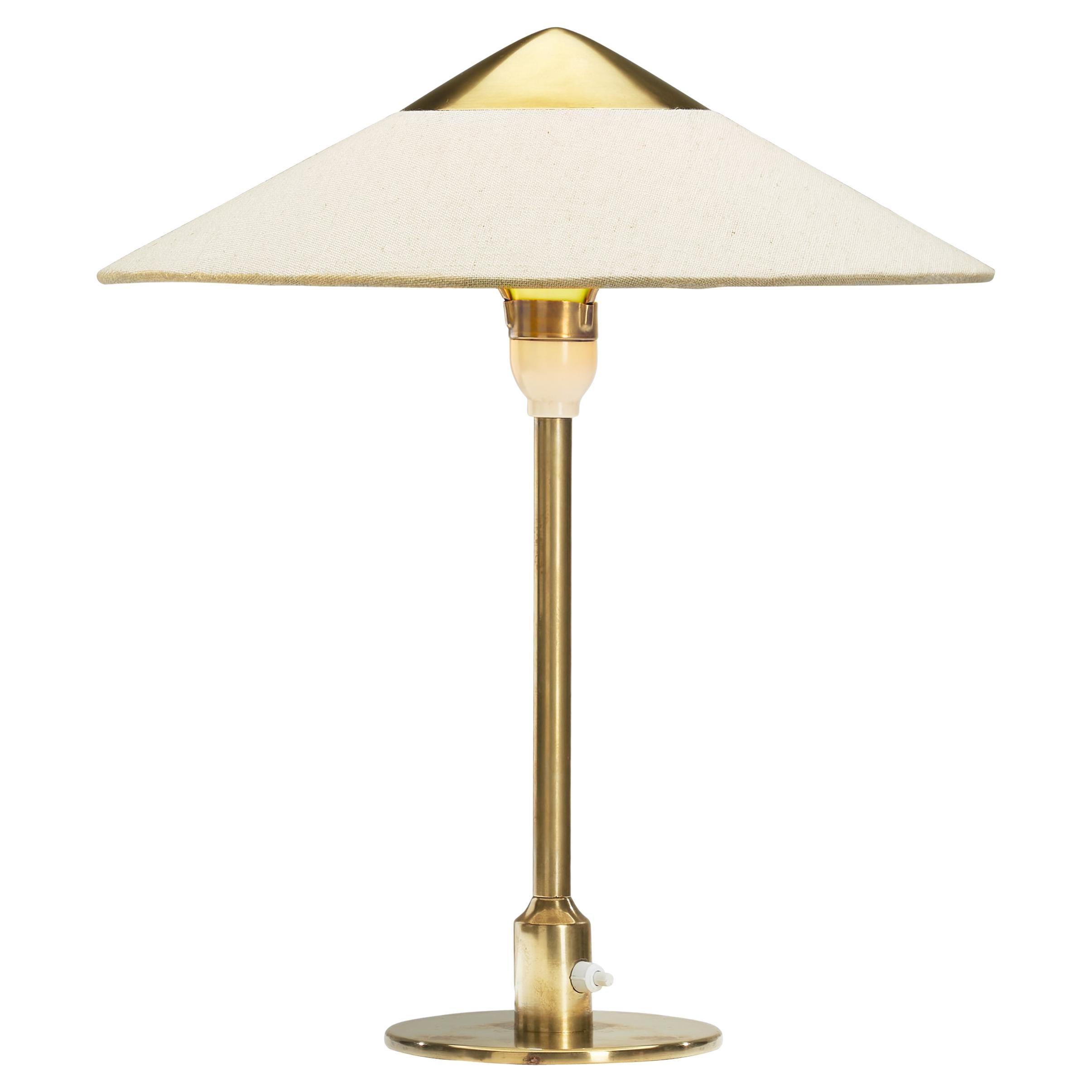 Lampada da tavolo in ottone "Lille Kongelys" di Fog & Mørup, Danimarca, circa 1940 in vendita