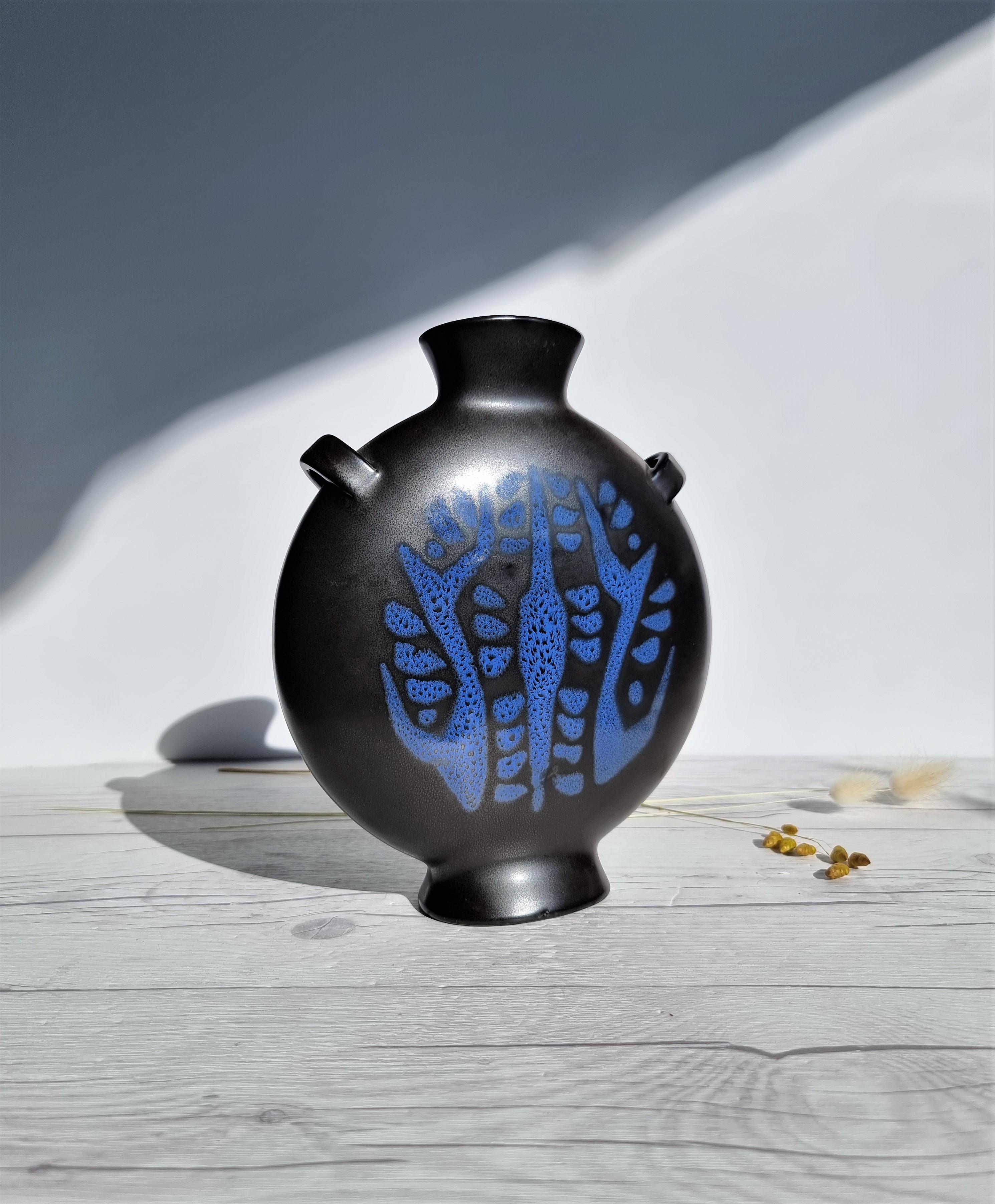 Lillemor Mannerheim for Gefle Keramik, Singoalla Series, Moon Flask Vase In Good Condition In Frome, GB