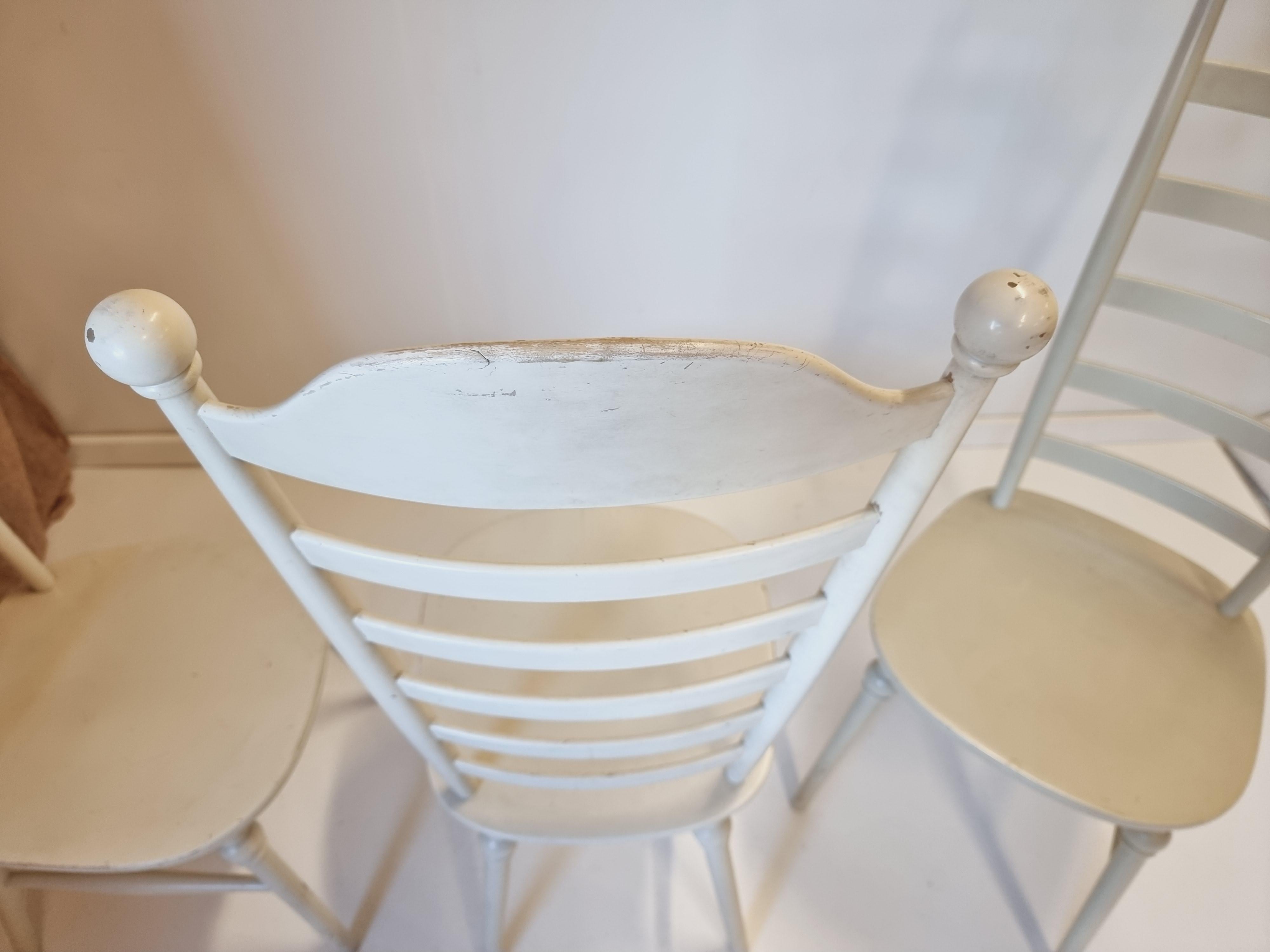 Lillemor Mannerheim, „Mona“-Stühle mit hoher Rückenlehne, 6 Teile, Nesto, Skandinavische Moderne im Angebot 3
