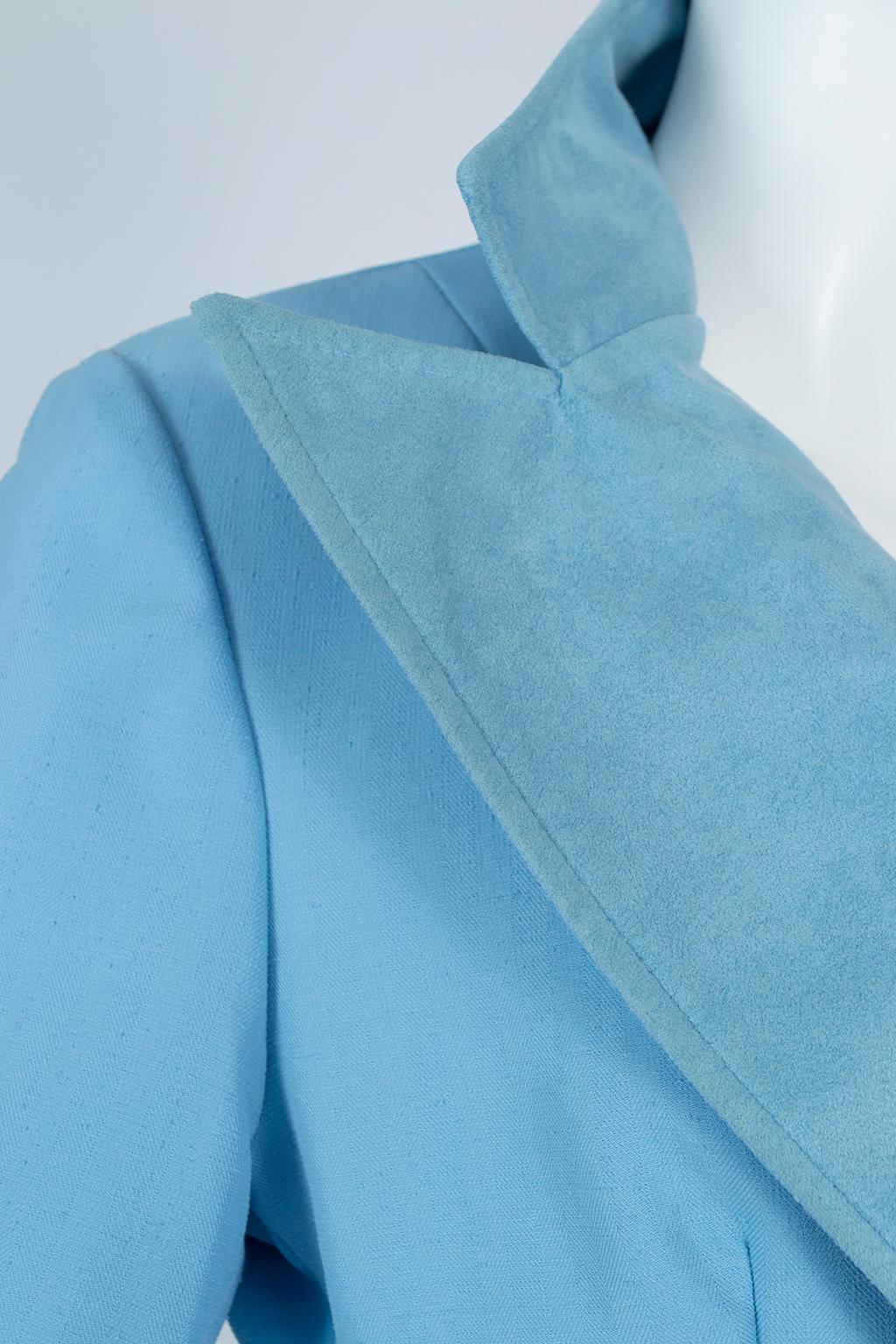 Lilli Ann Paris Powder Blue 3-Piece Western Pant Suit – XS, 1970s For Sale 5