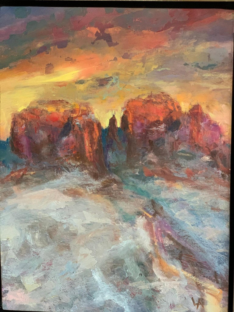 Lillianne Price Cathedral Rock in Snow For Sale at 1stDibs