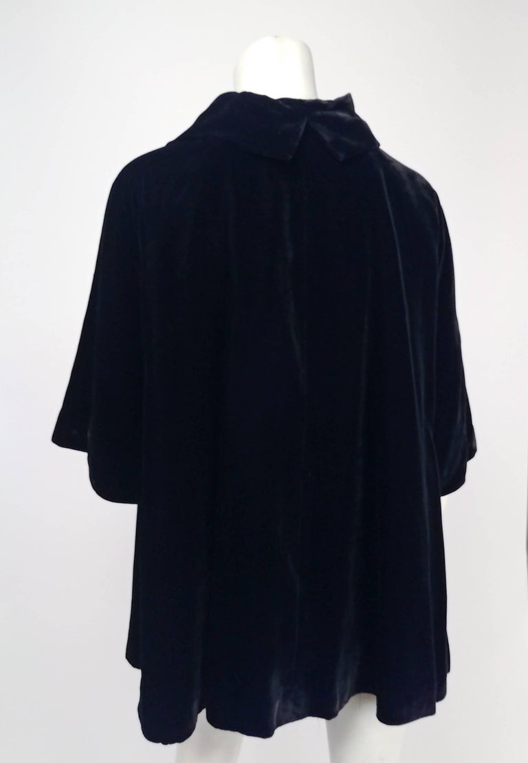 Lilli Diamond Black Velvet Jacket, 1950s For Sale at 1stDibs | 1950s ...