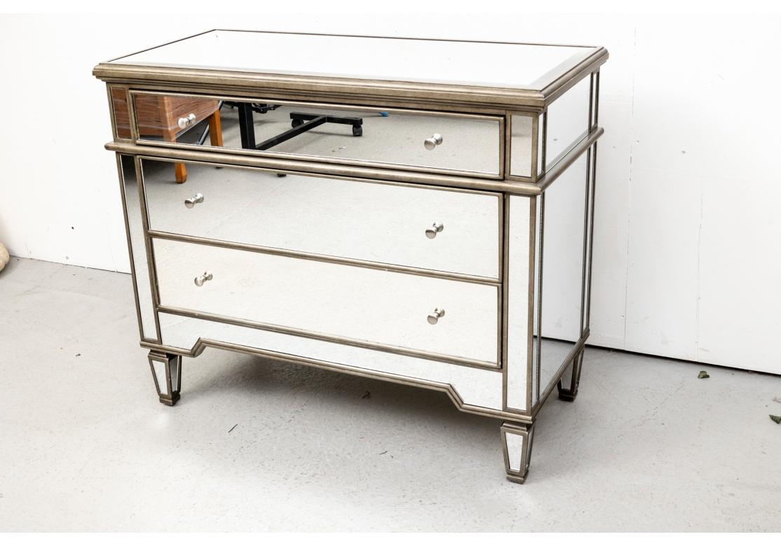 Lillian August Mirrored Chest Of Drawers For Sale 2