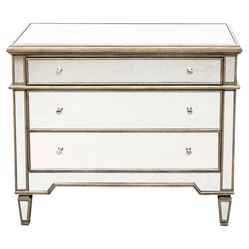 Lillian August Mirrored Chest Of Drawers For Sale