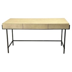 Lillian August Simone Faux Shagreen Leather Desk