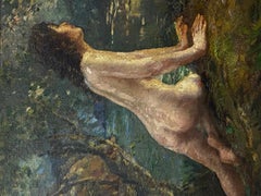 Lillian Genth American 1876-1953 Female Nude in a Landscape