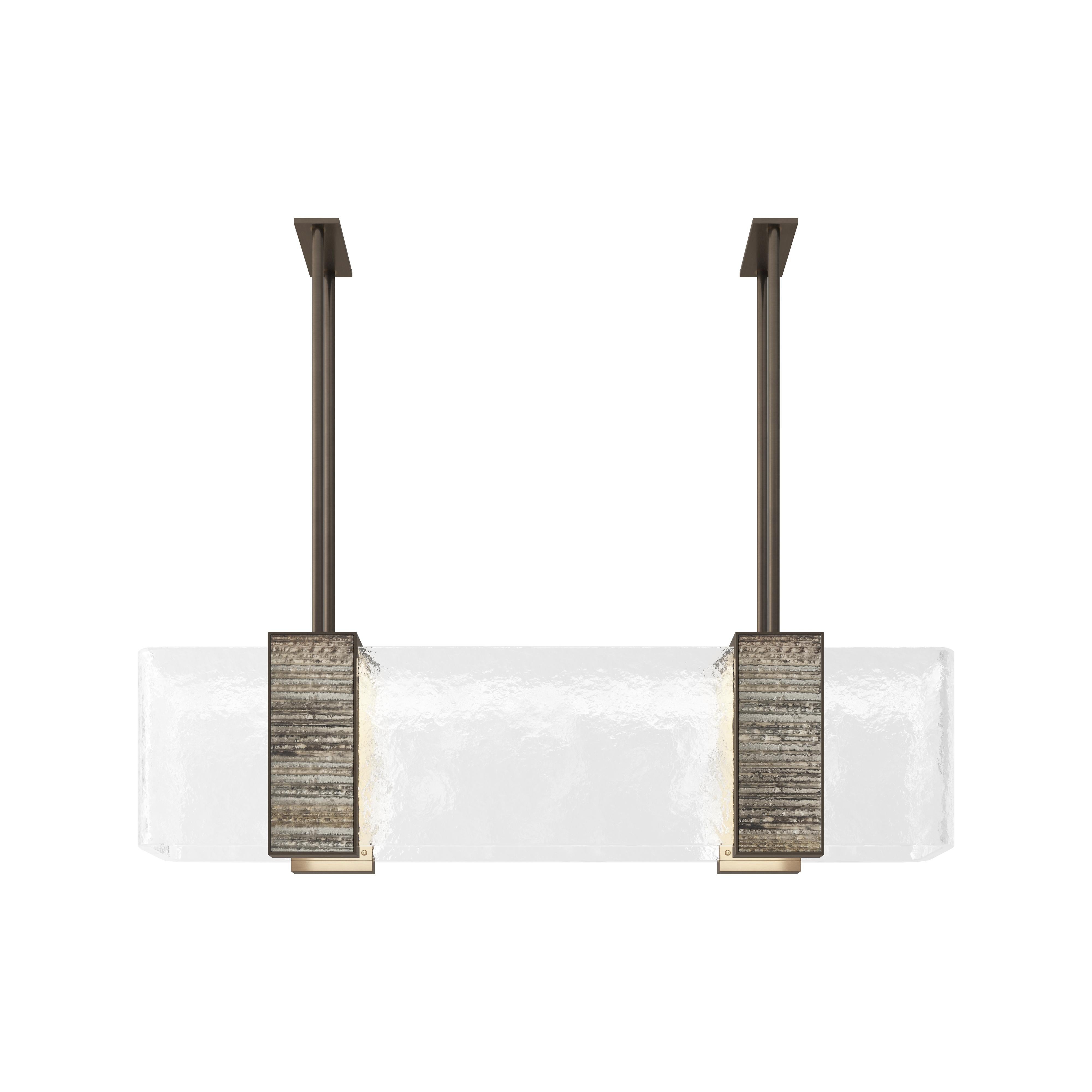 Lillian Gorbachincky Atelier Aurora Leuchte aus Signature-Kunstglas (Moderne) im Angebot