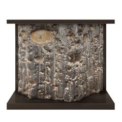 Lillian Gorbachincky Atelier Avalanche Credenza Featuring Signature Art Glass
