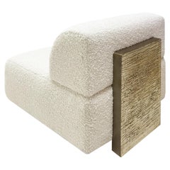 Lillian Gorbachincky Atelier Cloud Club Chair mit Bronzerückenlehne