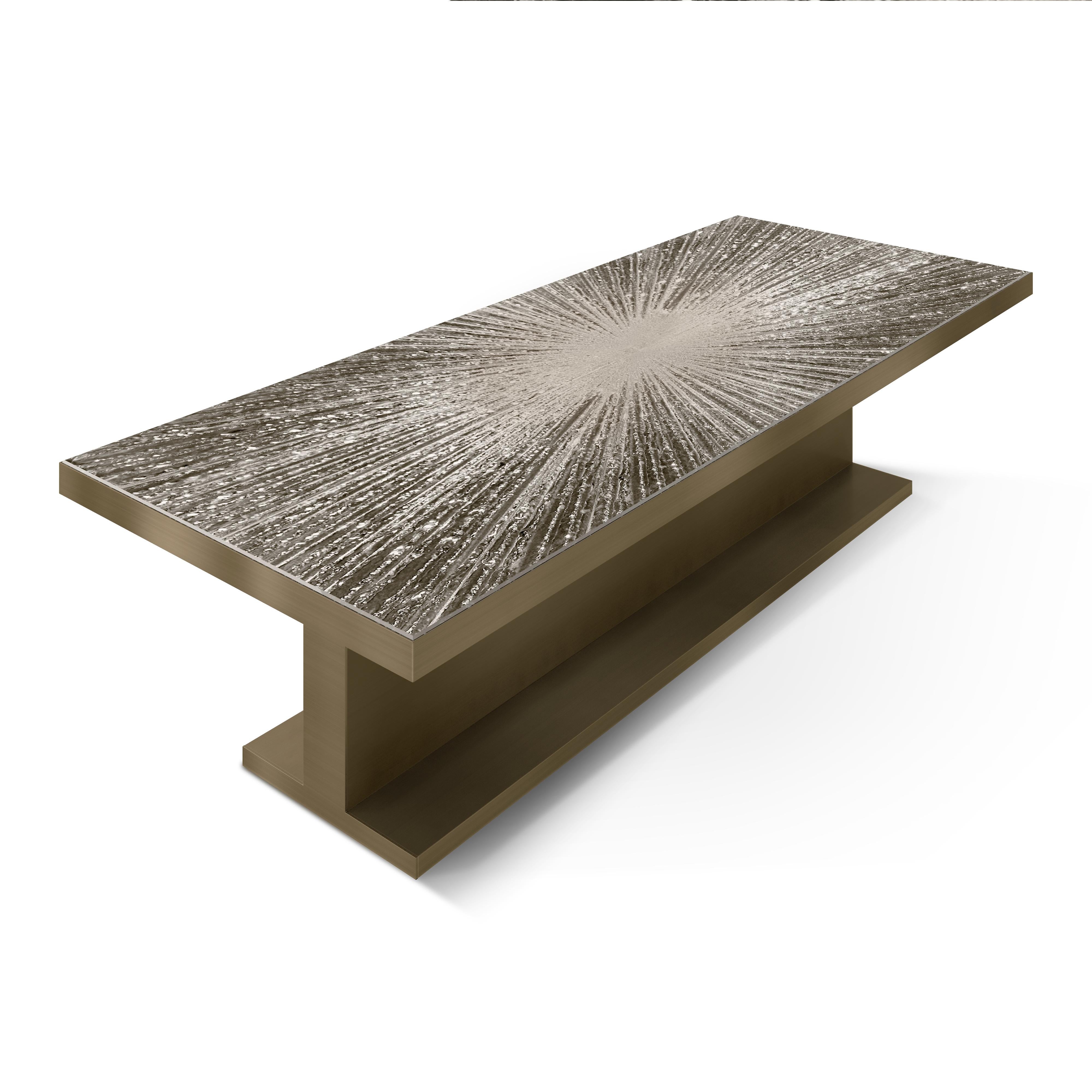 bronze glass table top