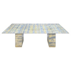 Lillian Gorbachincky Atelier Rodeo Dining Table Featuring Art Glass