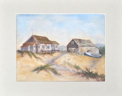 Old Davenport Whaling Village - 1930's Landscape 