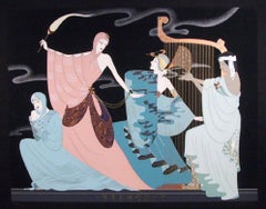 Harmony, signierter Art-Déco-Raumteiler von Lillian Shao