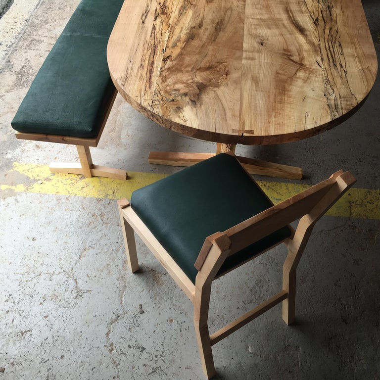 Lilliana Wood Bench in Whitewashed Ash by New York 