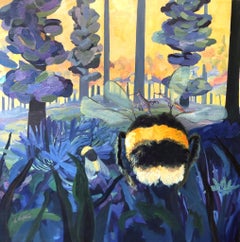 “Little Bee Butt” 2020, Canvas, Oil Paint