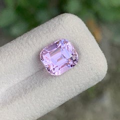 Pietra preziosa naturale di kunzite (spodumene) rosa lillà, taglio a cuscino, per gioielli, 9 mm