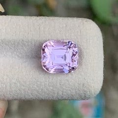 Pietra preziosa naturale di kunzite (spodumene) rosa lillà, taglio a cuscino, per gioielli, 9 mm