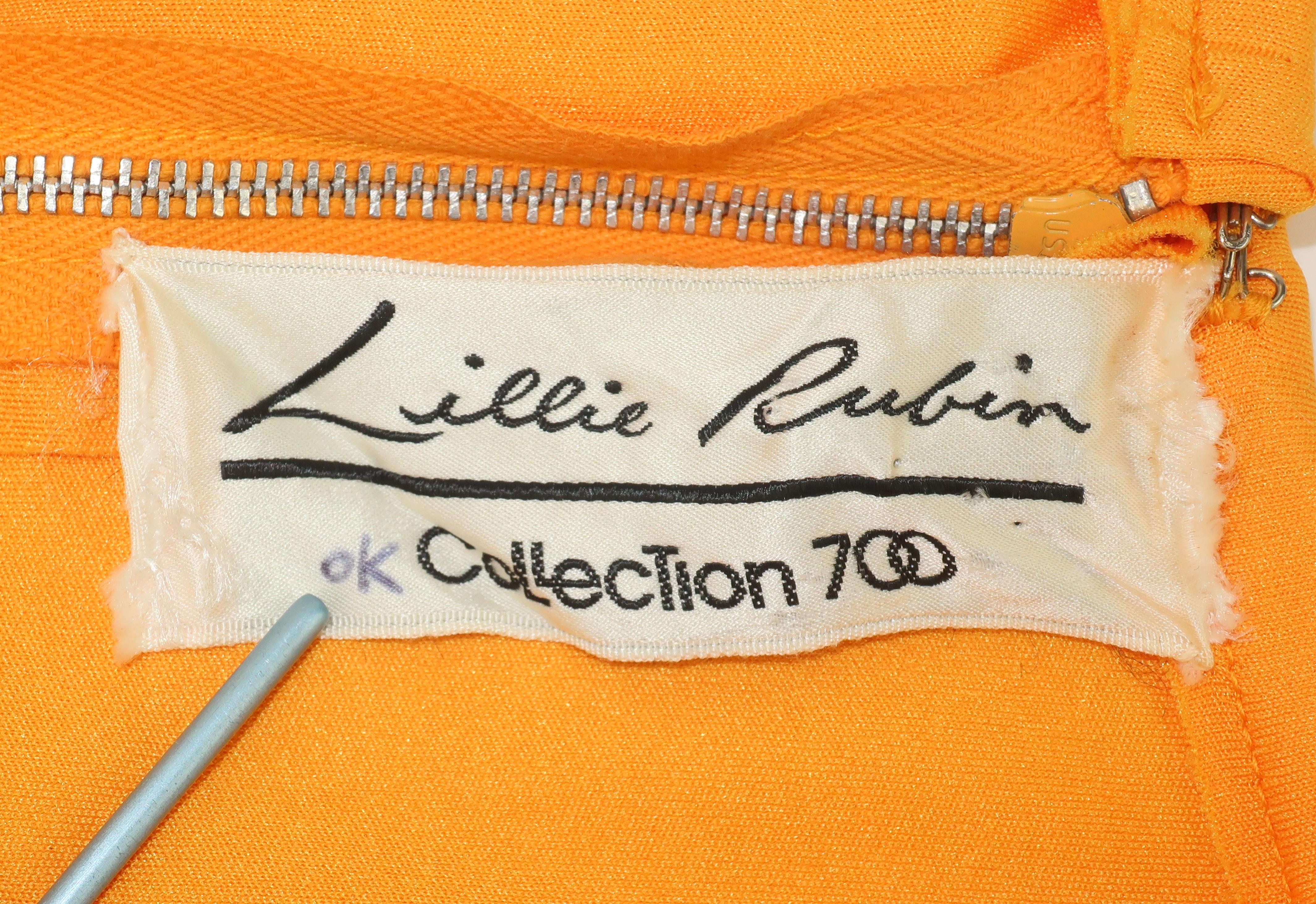 Lillie Rubin Maxi Dress With Art Deco Revival Print, 1970's 7