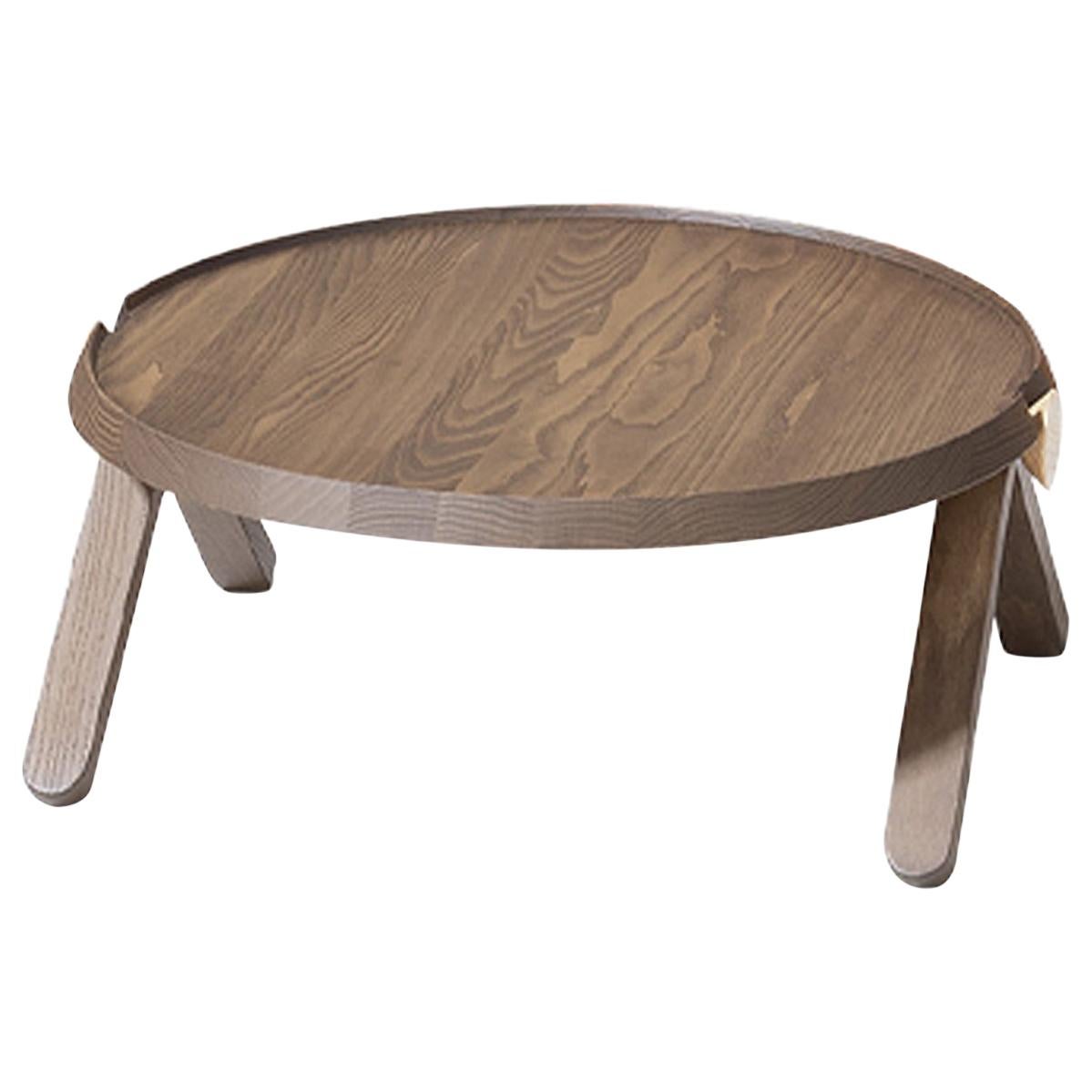 Lilliput 310 Brown Coffee Table by Studioventotto For Sale