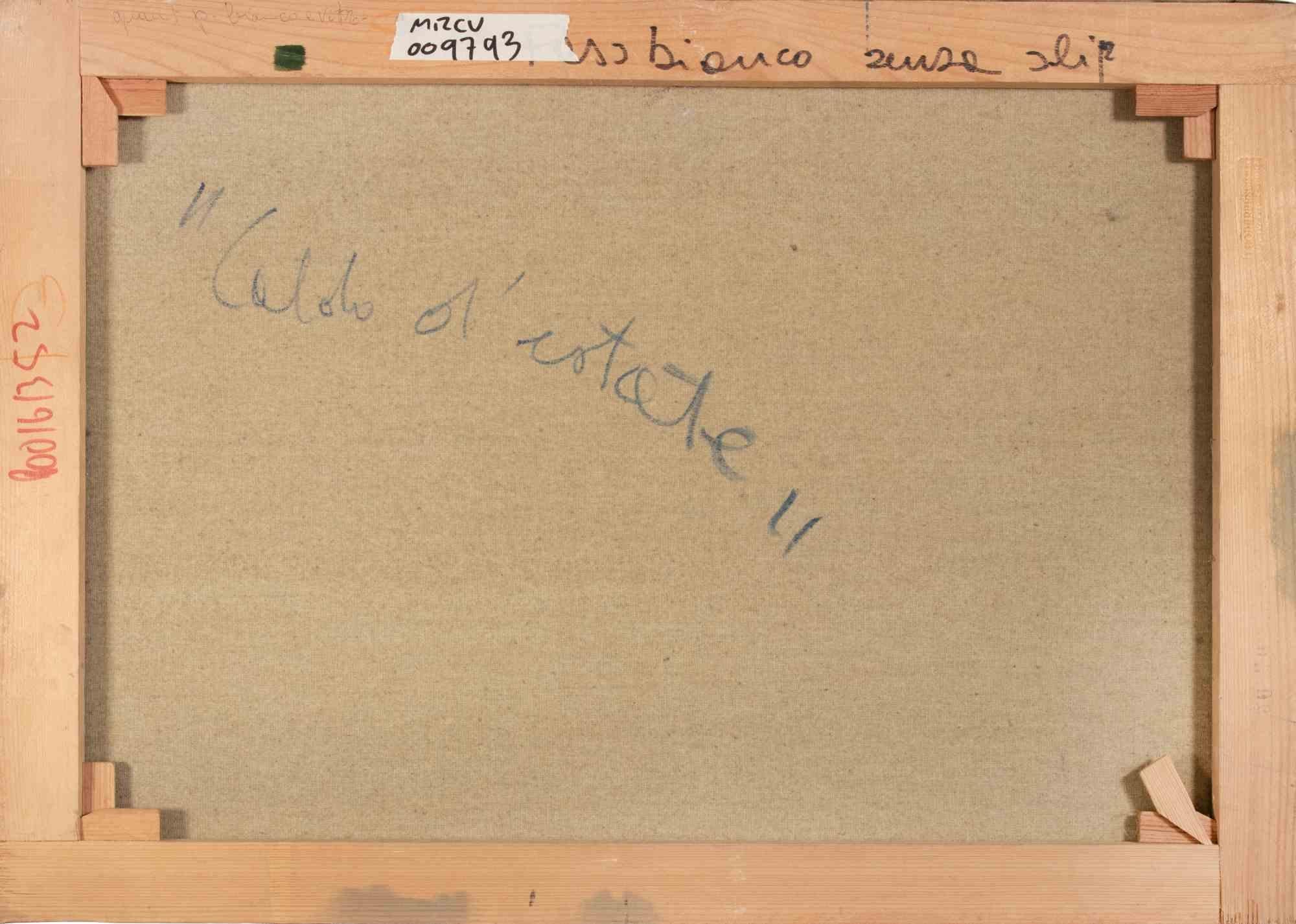 Heiß im Sommer - Gemälde von Lillo Bartoloni - 1981 im Angebot 3