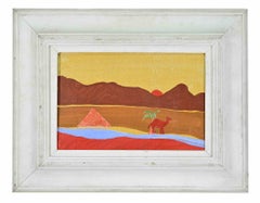 The Red Beach - Paint by Lillo Bartoloni - 1988