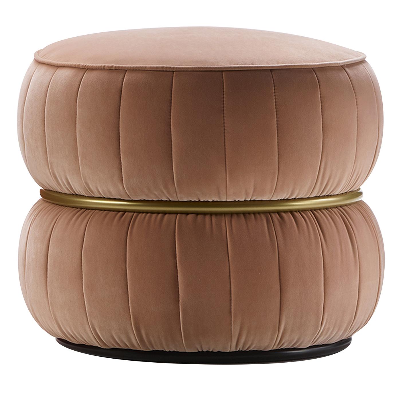 italien Pouf rose Lillo par Black Tie en vente
