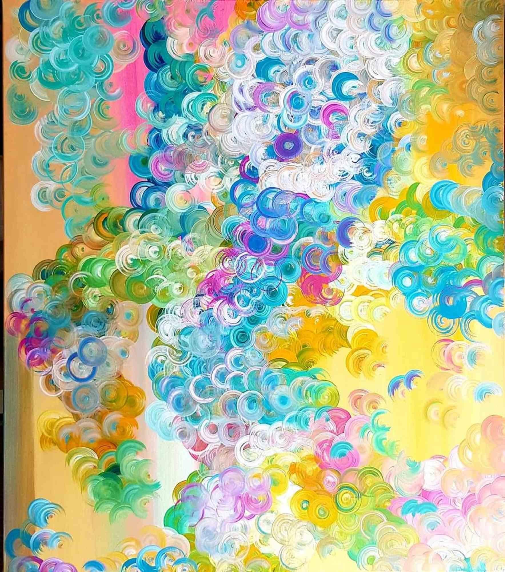 Danza della Primavera - Acrylic on Canvas by Lillo Sauto - 2021