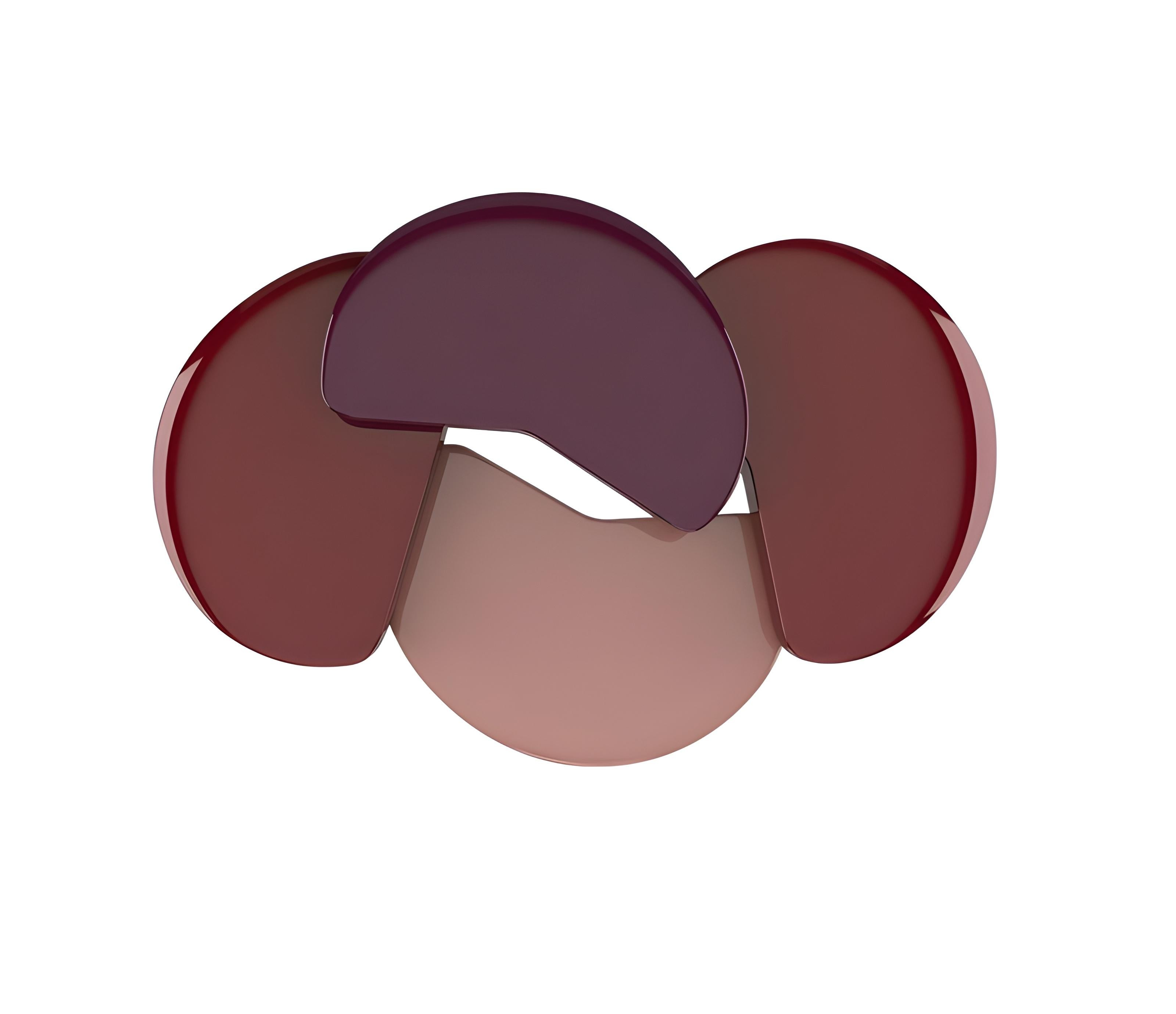 An expressive centerpiece that redefines organic form through color and reflection. The Lily Cluster Coffee Table features four petal-like tops that interlock at varied heights, creating a dynamic architectural composition reminiscent of blooming