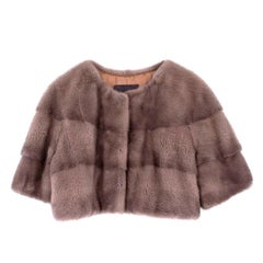 Lilly E Violetta Sarah Mini Mink Fur Jacket US 6