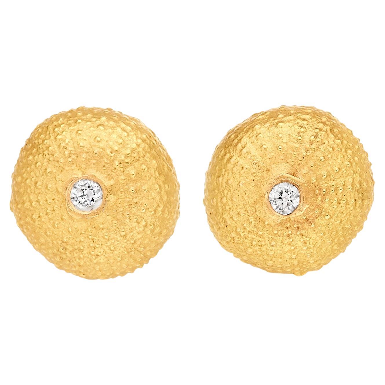 Lilly Hastedt Mini Sea Urchin Stud Earrings For Sale