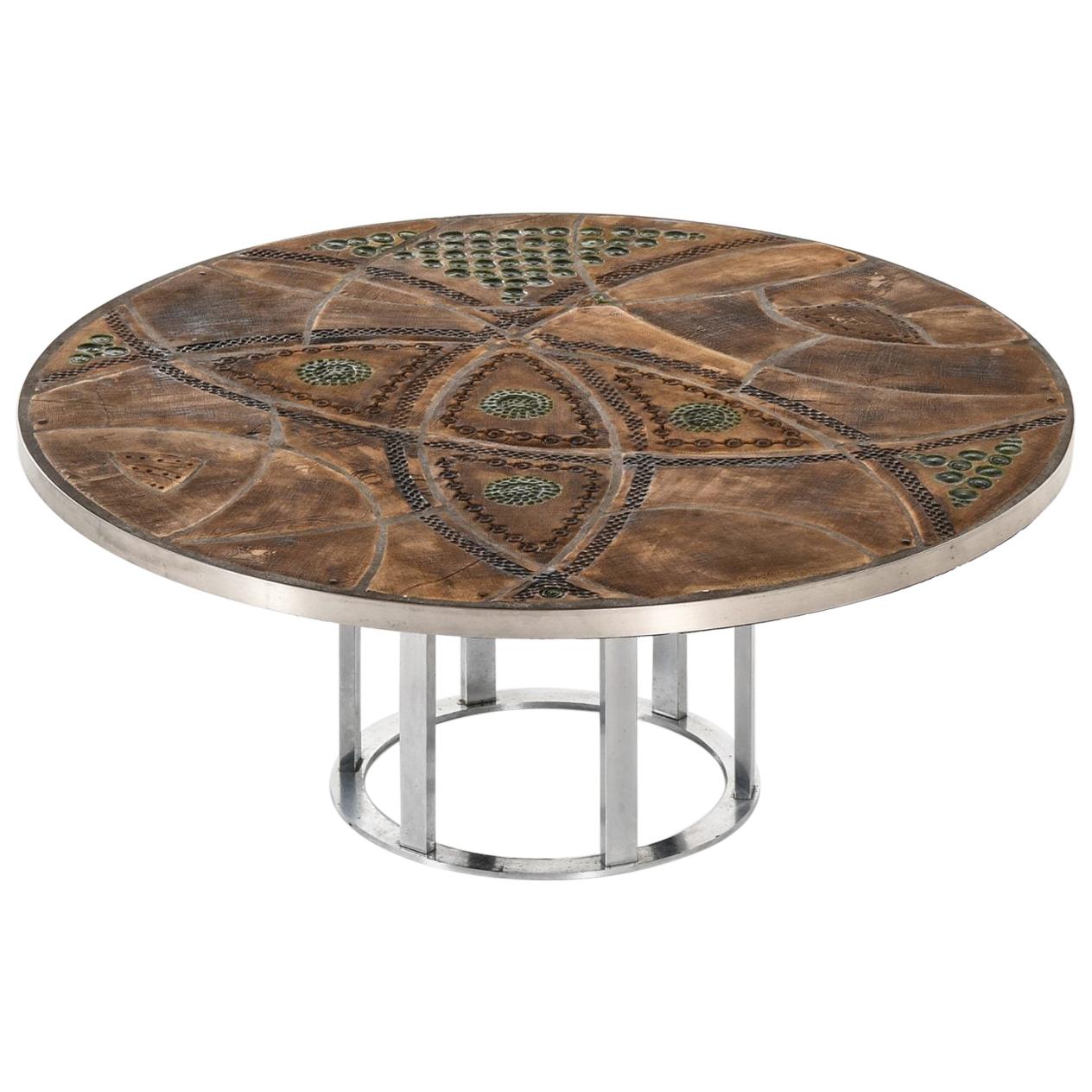 Lilly Just Lichtenberg Coffee Table Produced in Denmark For Sale