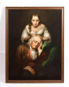 The Lilly Martin Spencer (américaine, 1822-1902) God Bless My Father Peinture de portrait