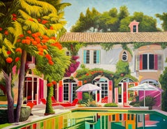 A House Becomes a Home With you - Contemporary Architecture Pool House Painting