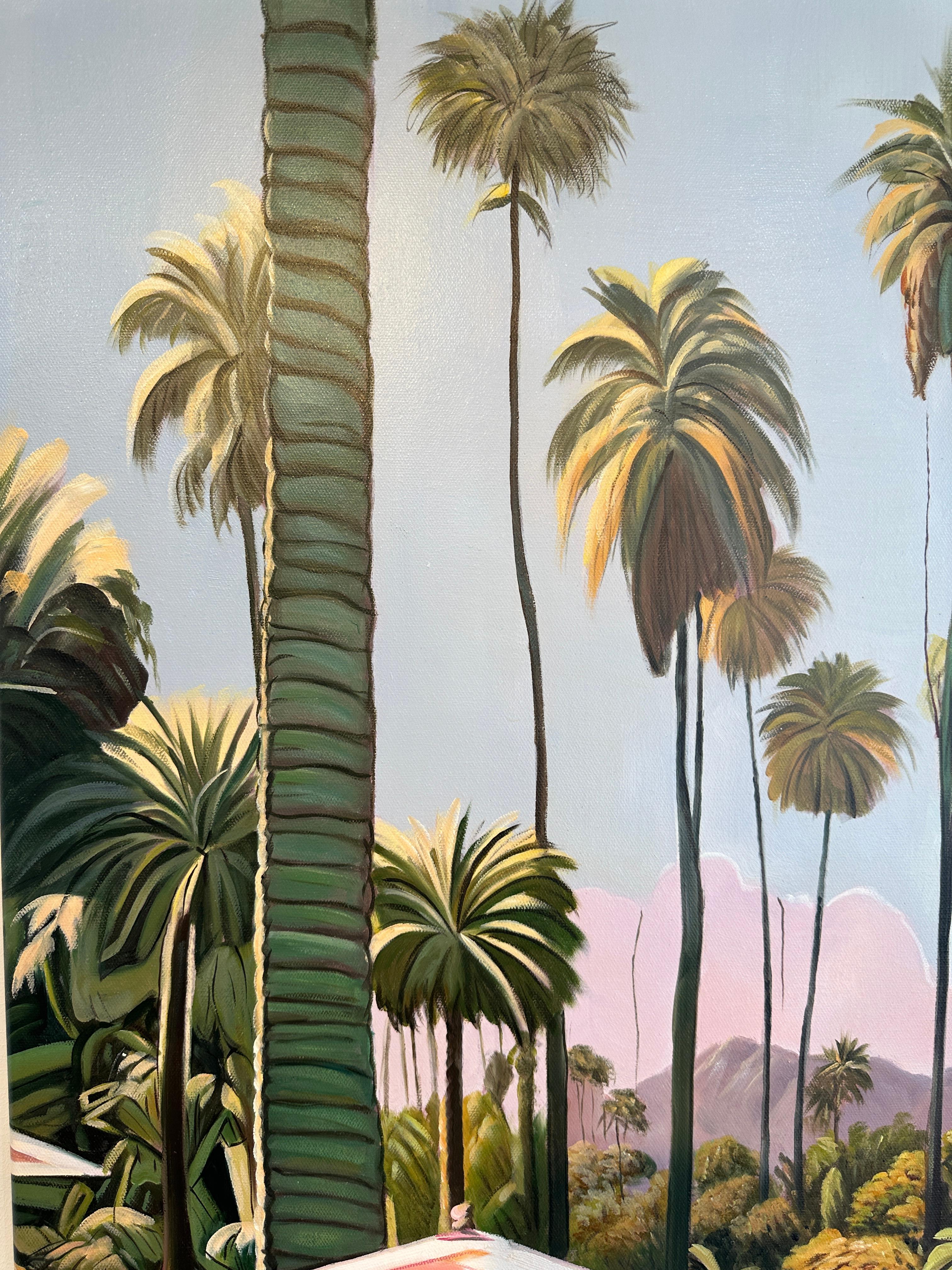California Dreams - Pittura ad olio di architettura contemporanea 5