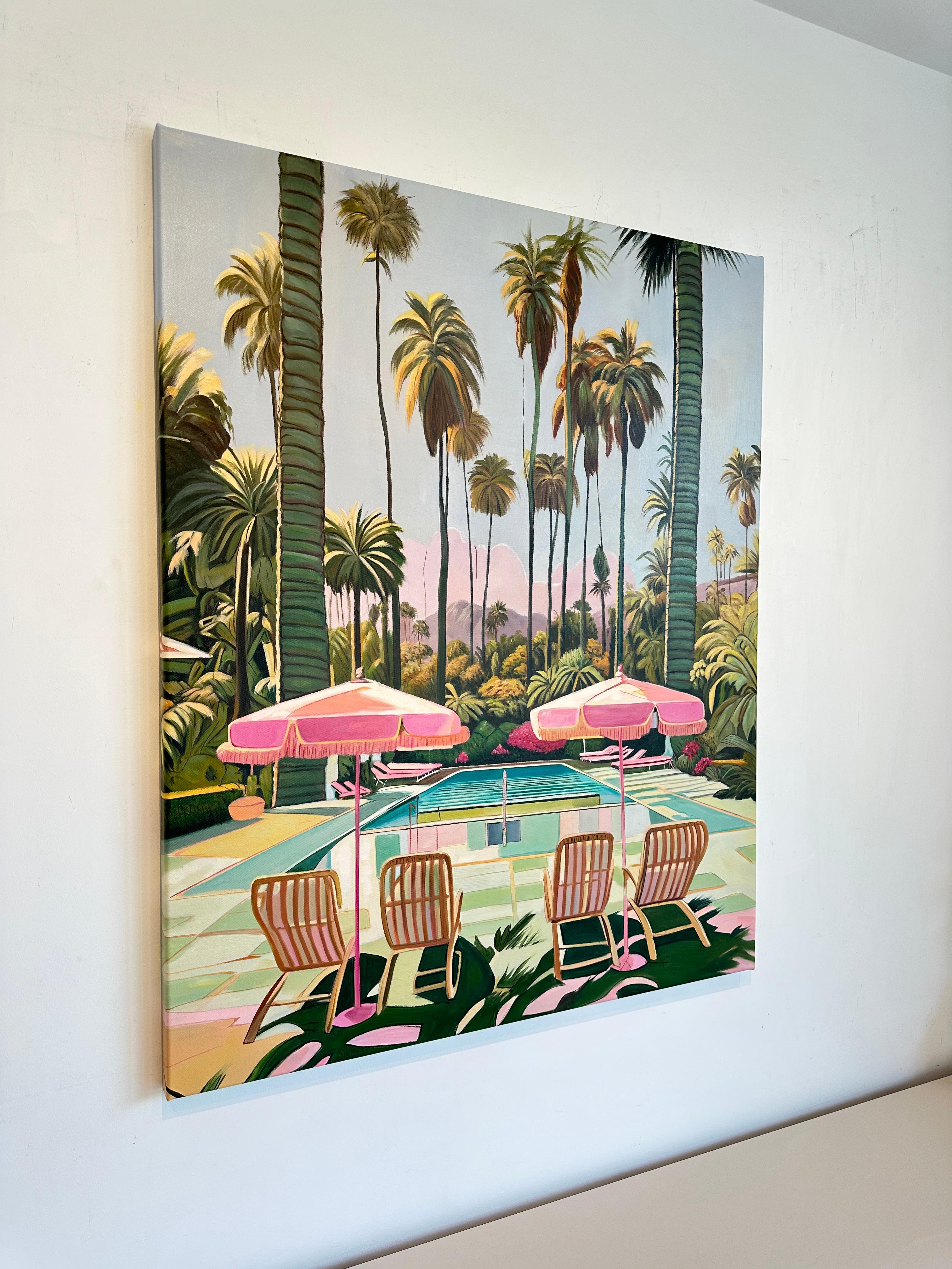 California Dreams - Pittura ad olio di architettura contemporanea 7