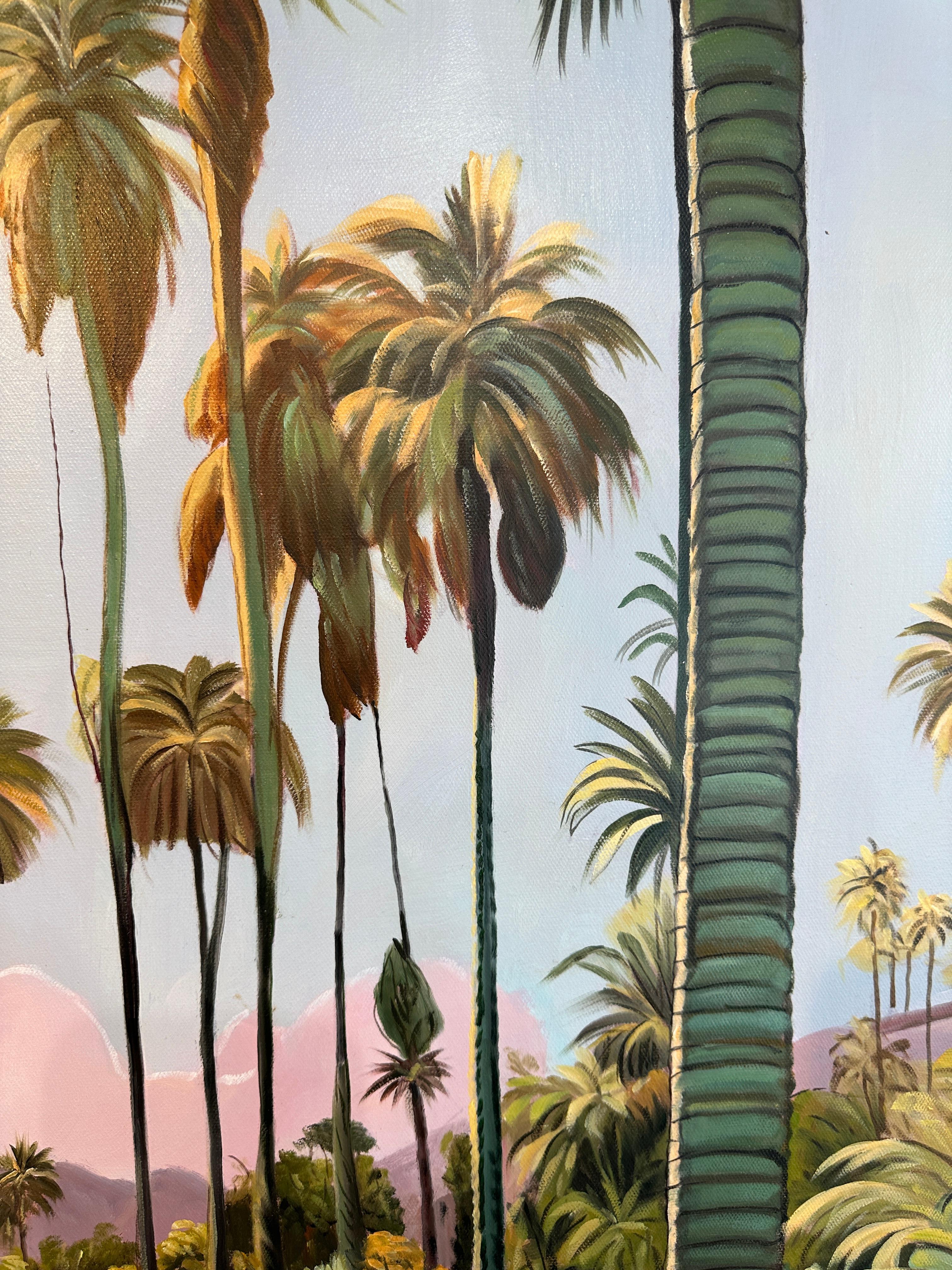 California Dreams - Pittura ad olio di architettura contemporanea 2
