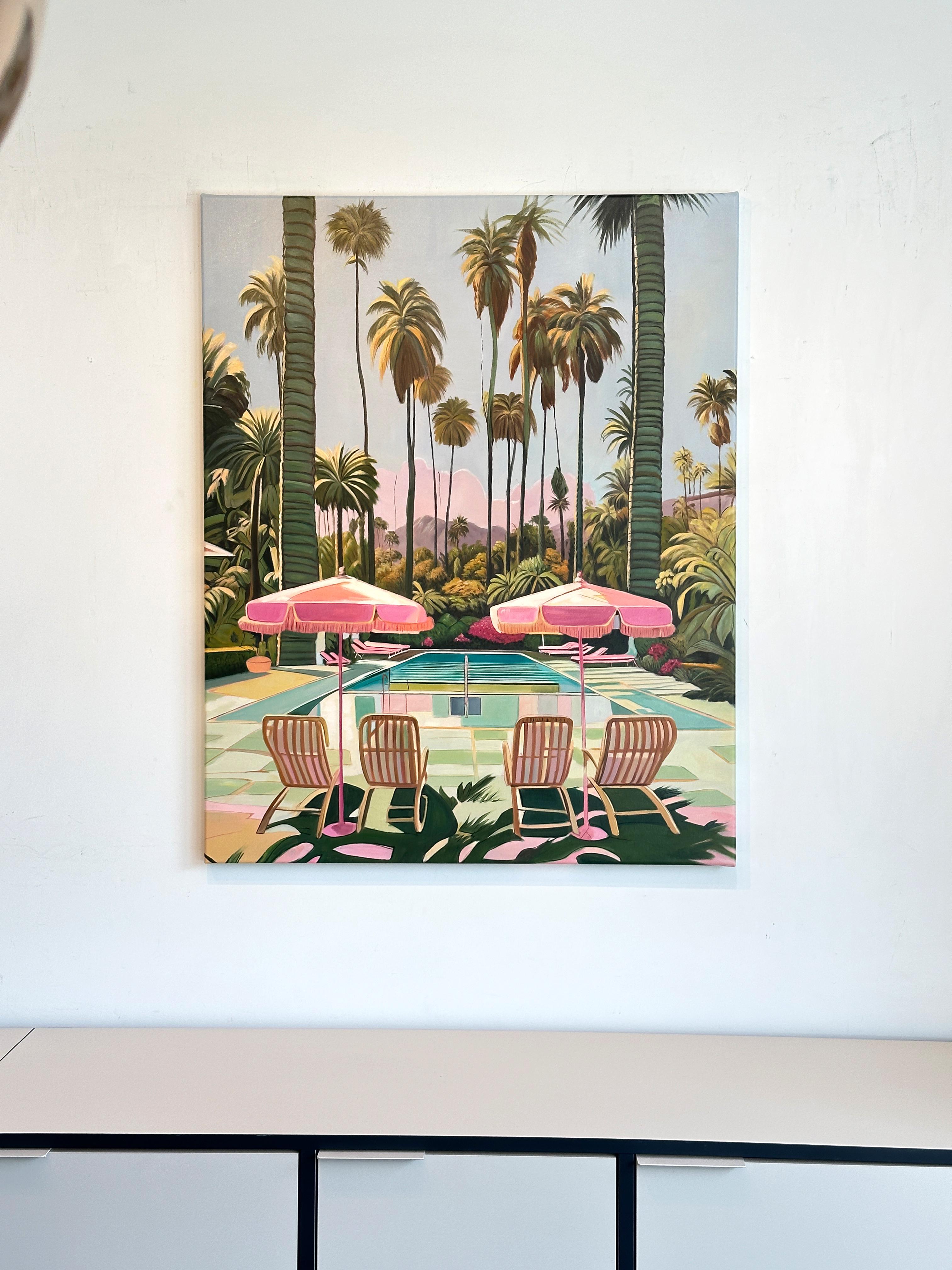 California Dreams - Pittura ad olio di architettura contemporanea 4