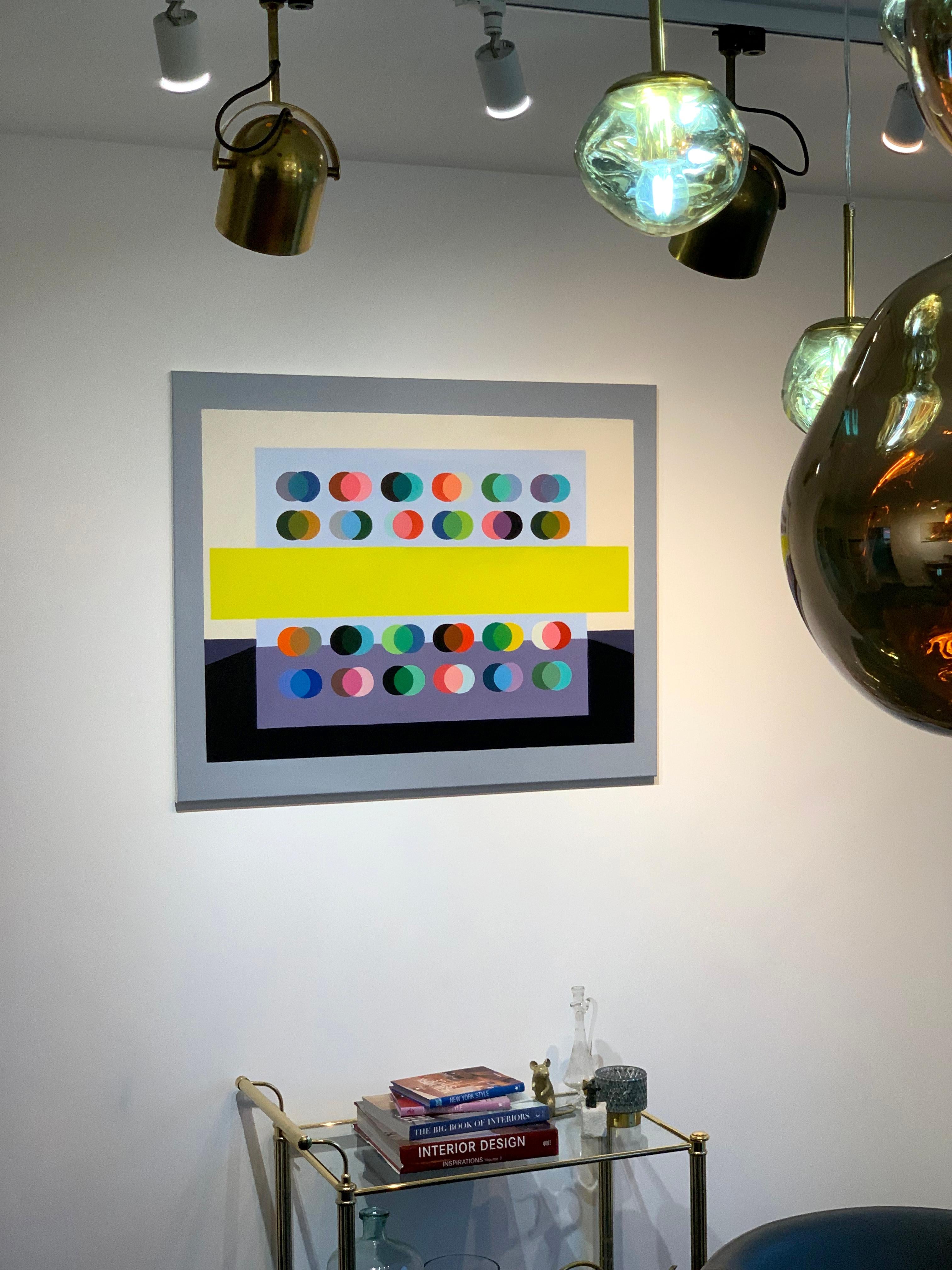 Dream Big by Lilly Muth - Contemporary geometric abstraction - Oil Painting For Sale 10