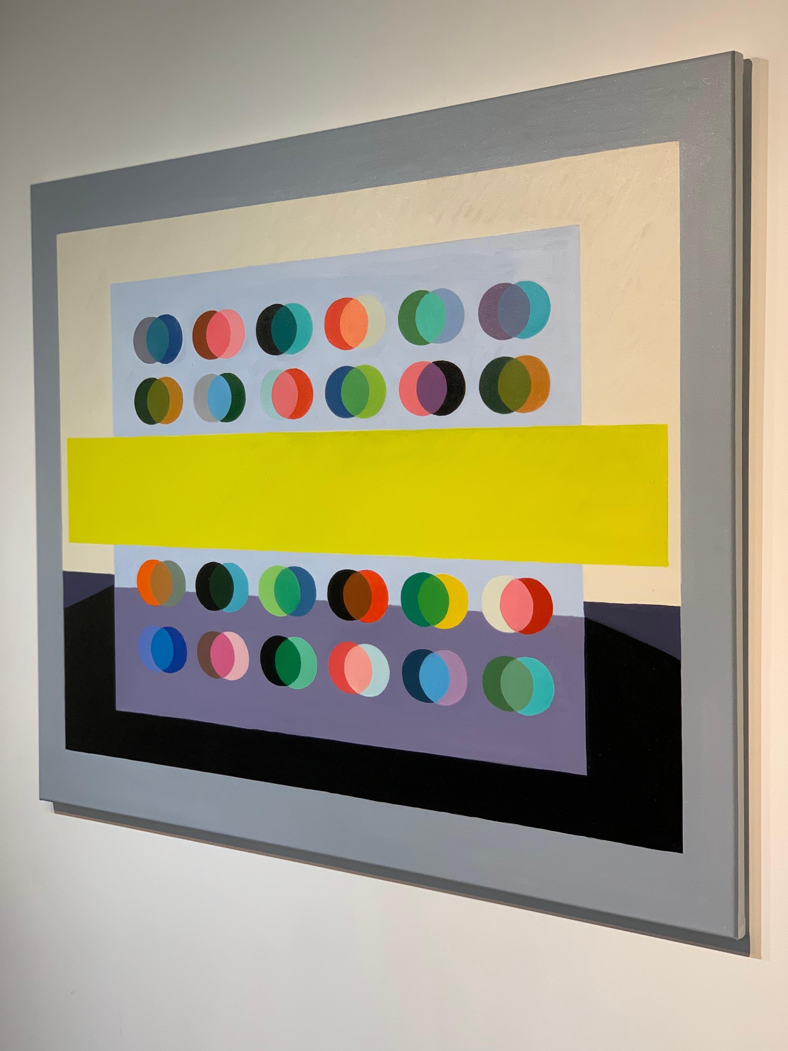 Dream Big by Lilly Muth - Contemporary geometric abstraction - Oil Painting For Sale 2