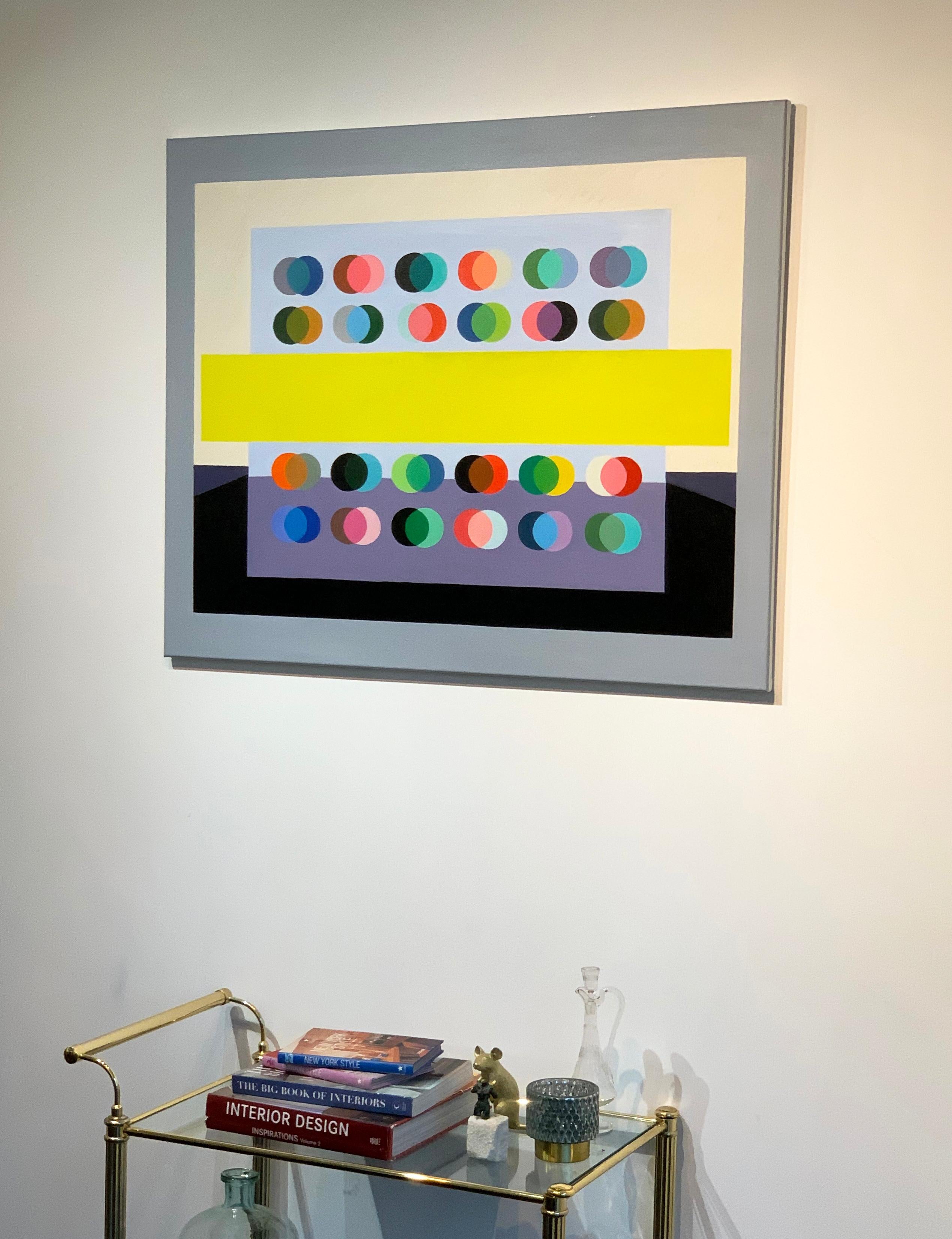 Dream Big by Lilly Muth - Contemporary geometric abstraction - Oil Painting For Sale 2