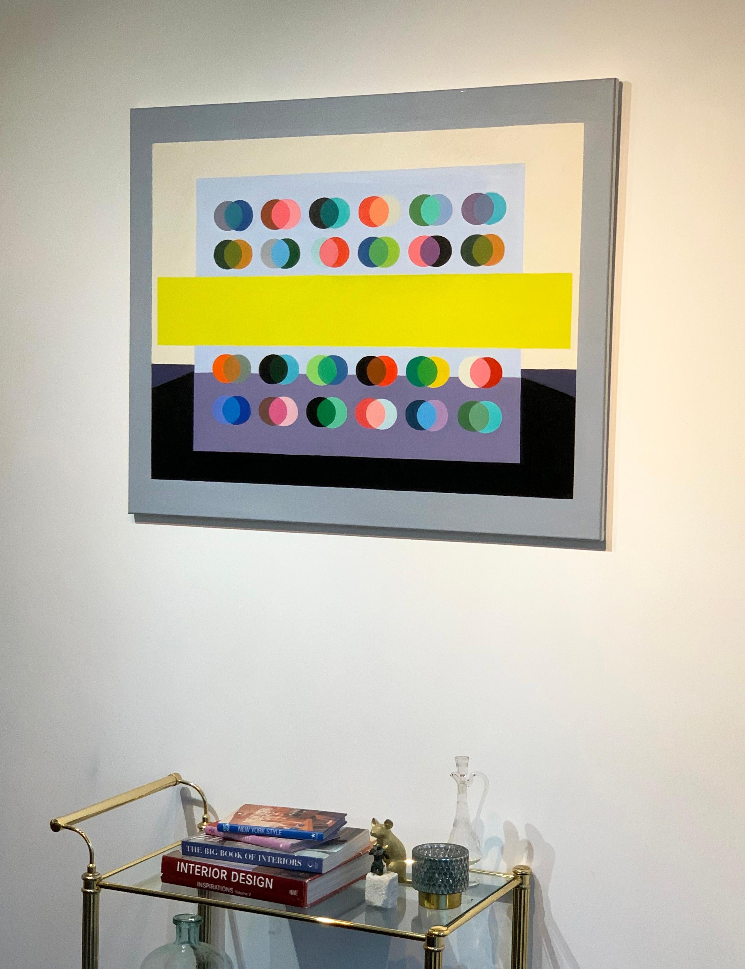Dream Big by Lilly Muth - Contemporary geometric abstraction - Oil Painting For Sale 5
