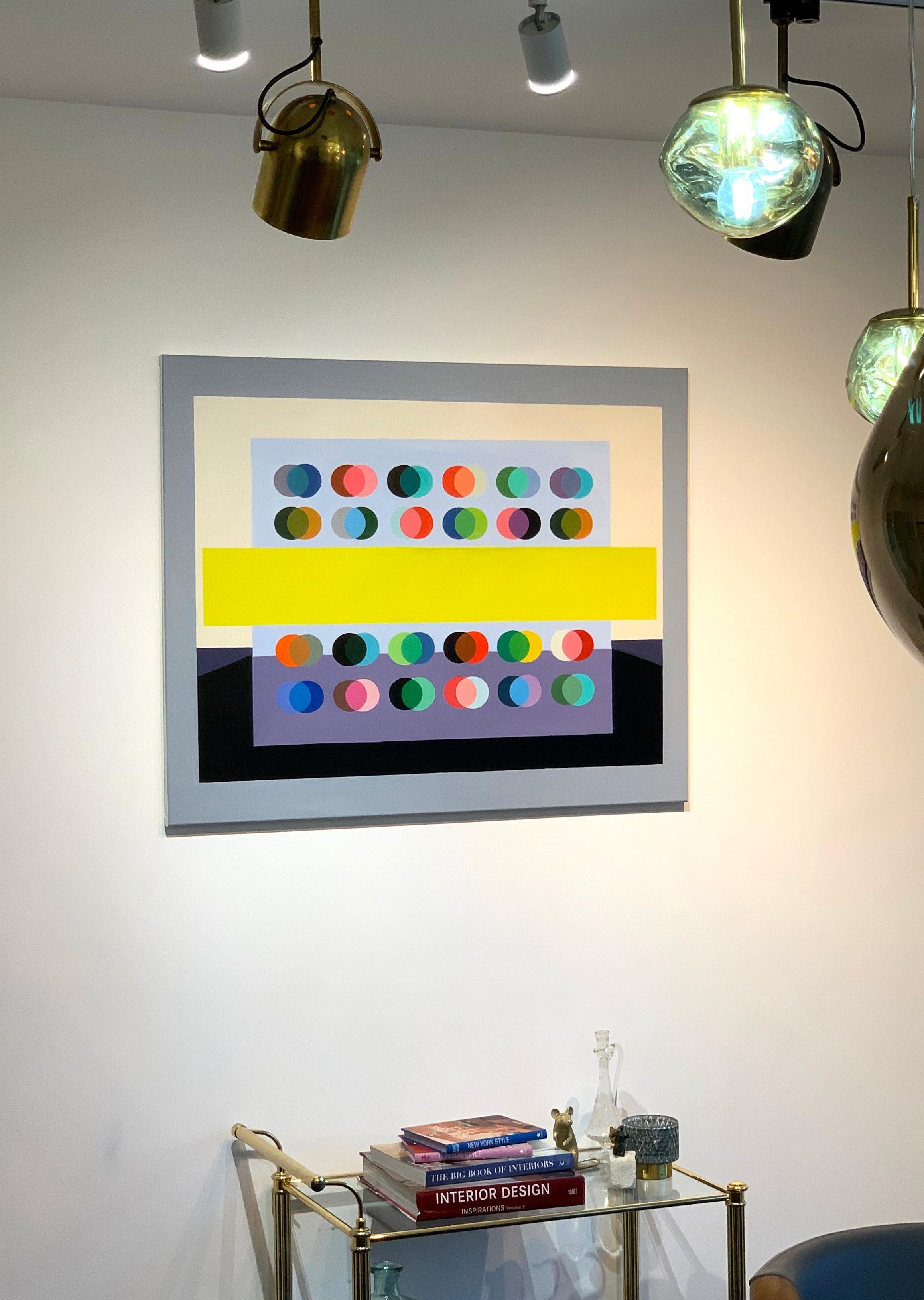 Dream Big by Lilly Muth - Contemporary geometric abstraction - Oil Painting For Sale 6