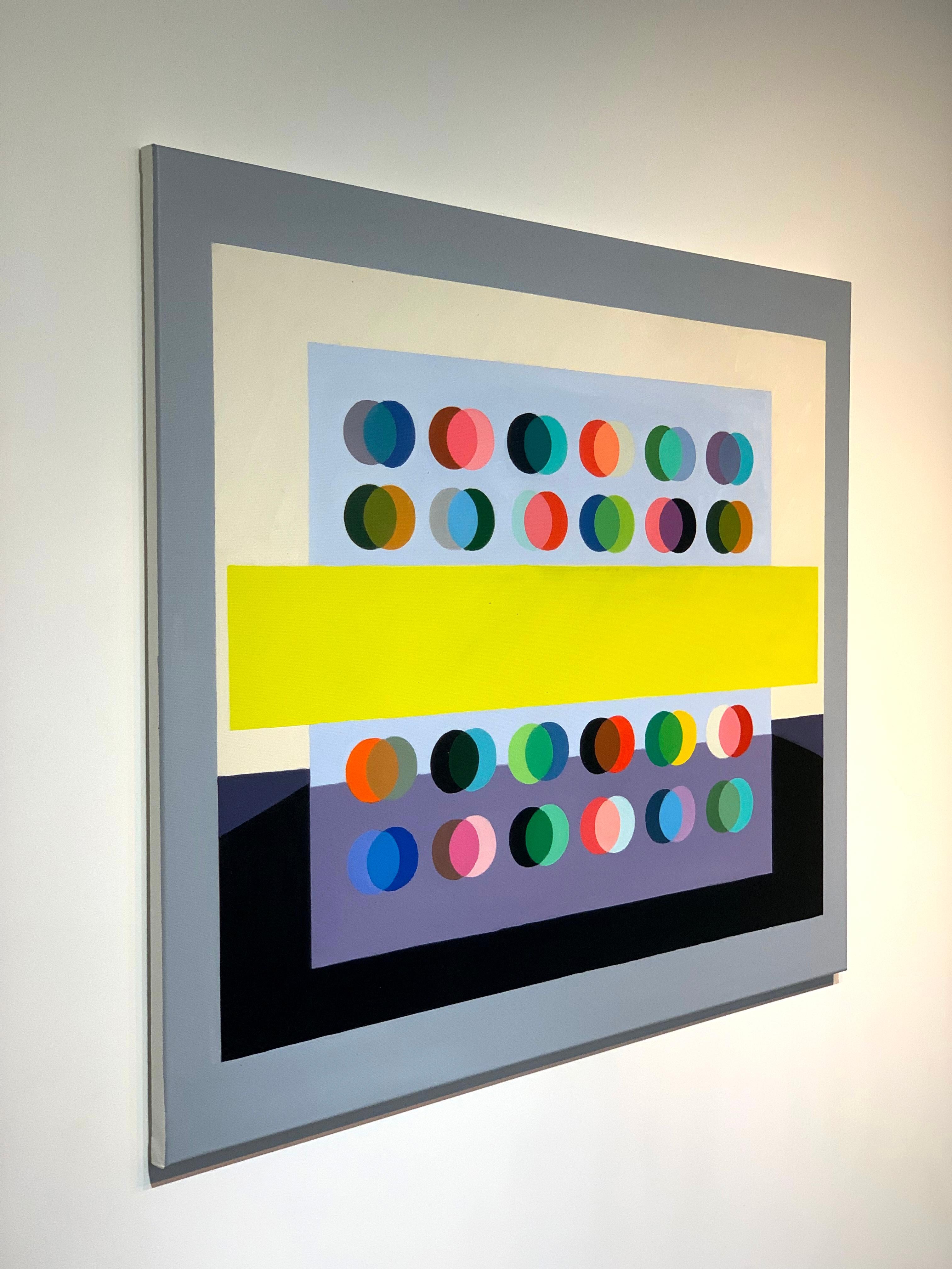 Dream Big by Lilly Muth - Contemporary geometric abstraction - Oil Painting For Sale 4
