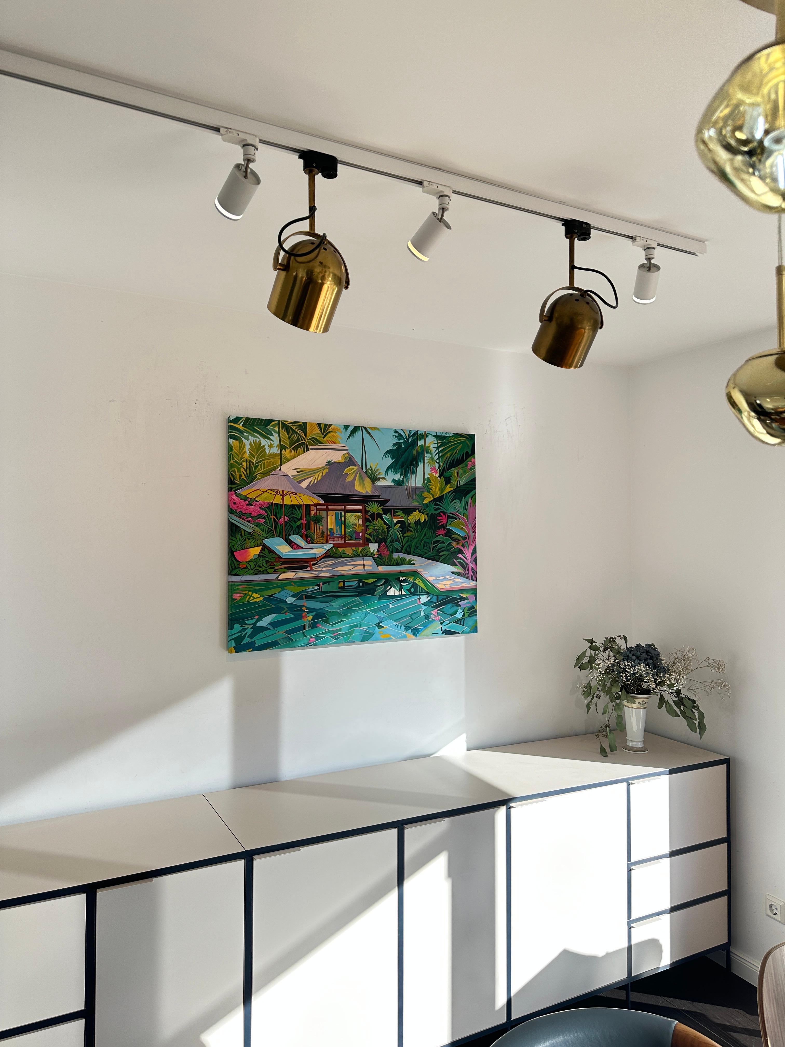 Sogniamo insieme - Pittura ad olio di architettura contemporanea 2